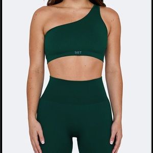 NWOT SetActive Sculpt Flex Ribbed Set in Mojito XS/S